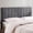 05-grey-Twin, variant on Upholstered Headboard - Easy Assemble Stitched Size Wall Mounted Headboards With 3d Soundproof Panels Peel Stick Floating Grey