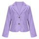 thumbnail image 5 of RKSTN Women's Cropped Blazer Oversized Lapel Single Breasted Button Blazer Business Suit Jacket Top Womens Casual Solid Plus Size Turndown Collar Lightweight Loose Comfy Long Sleeve Office Blazer, 5 of 10