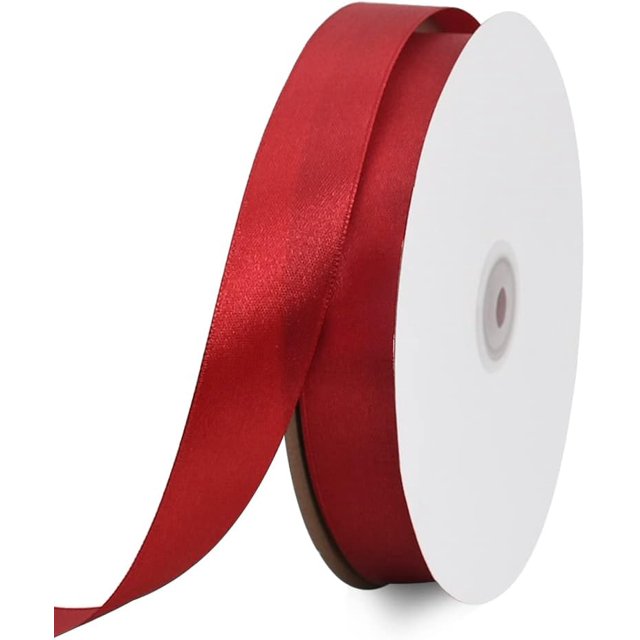 TONIFUL Cinta de satén negra de 3/8 pulgadas x 100 yardas, rollo de cinta fina de tela sólida para envolver regalos, invitaciones, globos de pelo florales, manualidades, costura, fiesta, boda, decorac