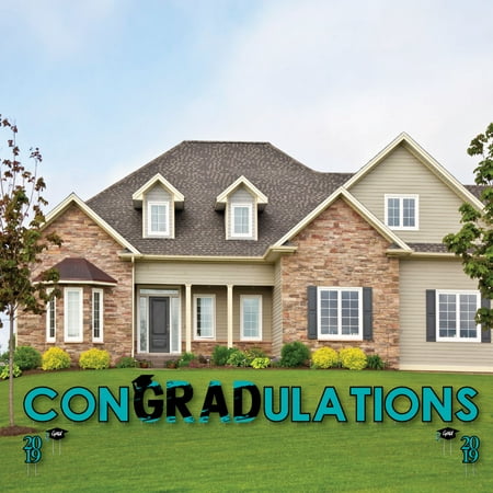 Teal Grad - Best is Yet to Come - Yard Sign Outdoor Lawn Decorations - 2019 Graduation Yard Signs -