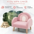 thumbnail image 6 of OLAKIDS Kids Sofa, Toddler Armchair with Solid Wooden Frame Anti-Tipping Design Plush Fabric, Upholstered Children Chair for Nursery Kindergarten Playroom Preschool, Gift for Boys Girls, 6 of 9