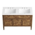 thumbnail image 6 of Modway Elysian 48" Double Sink Wood Bathroom Vanity in White and Brown, 6 of 17