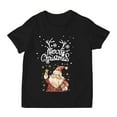 thumbnail image 3 of mgoYE Mom Christmas Family Matching Pajamas Mama Xmas Mother Short Sleeve T-Shirt(Black,3XL), 3 of 9