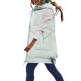 thumbnail image 5 of AOOCHASLIY Women Fall Tops Clearance Womens Warm Pocket Hooded Coat Long Jacket Winter Sleeveless Down Parkas, 5 of 5