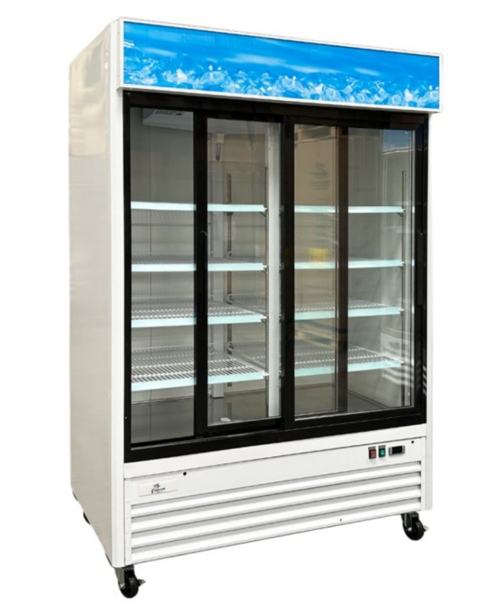 Cooler Depot Commercial 54 inchs 45 cu. ft, Glass door Merchandiser display Refrigerator, NSF Certified.