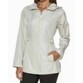 thumbnail image 2 of Jones New York Womens Parka in a Pocket Rain Jacket Color: L, Size: Sand, 2 of 5