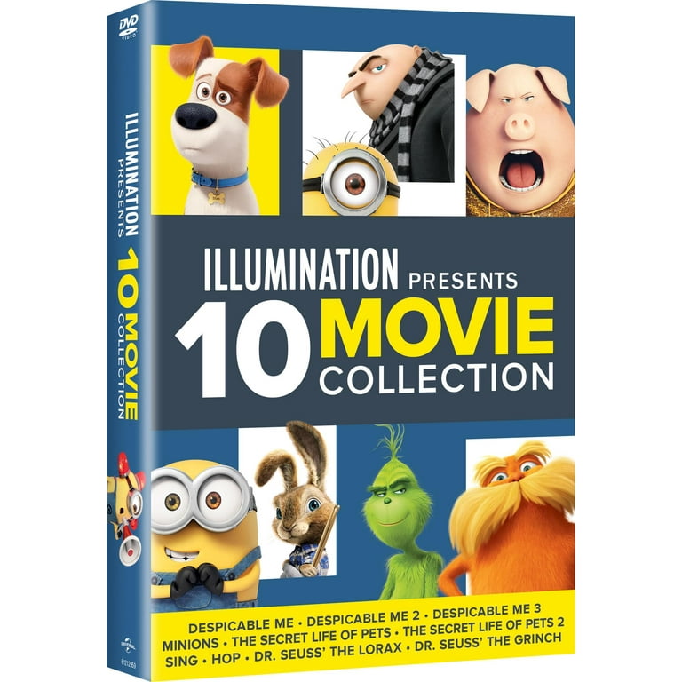 SDS, 10-Movie Collection DVD, All 10 Illumination Films - Walmart.com