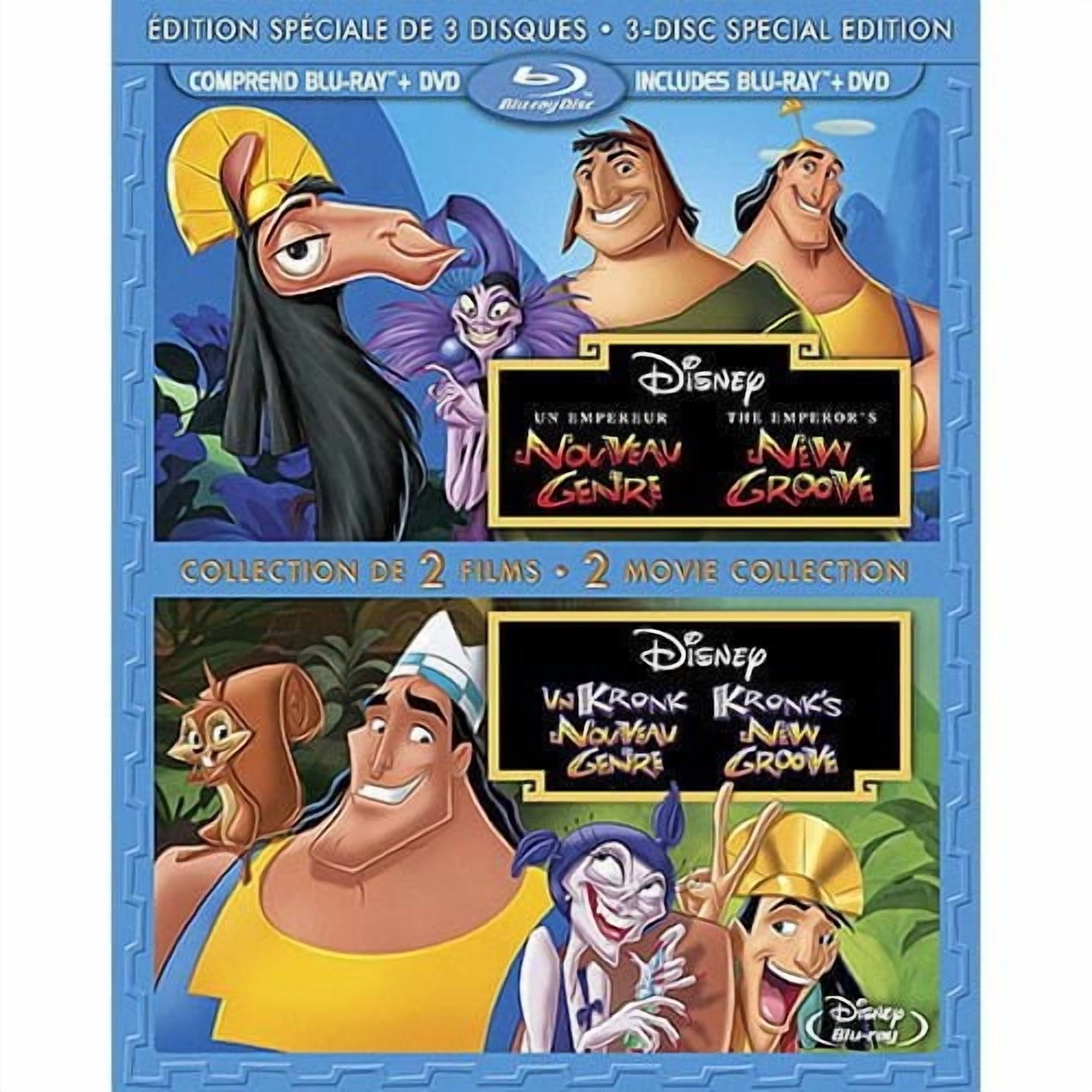 The Emperor's New Groove / Kronk's New Groove (3-Disc Special Edition) (Blu-ray + 2 DVDs) (Bilingual)