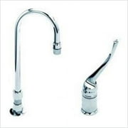 Delta 24T2643 Commercial Single Control Widespread Faucet with Gooseneck Spout, Chrome