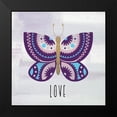thumbnail image 2 of Allen, Kimberly 15x15 Black Modern Framed Museum Art Print Titled - Patterned Butterfly 1, 2 of 5