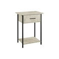 thumbnail image 1 of Monarch Specialties Accent Table, 2 Tier, End, Lamp, Living Room, Side Table, Storage Drawer, Small, Dark Bronze Laminate, Black Metal, Contemporary, 1 of 3