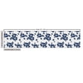 thumbnail image 2 of Ambesonne Hawaii Fabric by the Yard Upholstery, Monochrome Flower Art, 10 Yards, Navy Blue White, 2 of 4