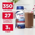 thumbnail image 4 of Ensure Plus Meal Replacement Nutrition Shake With Fiber, Milk Chocolate, 16g Protein, 8 fl oz -  24 Pack, 4 of 15