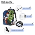 thumbnail image 3 of Goofa The Nightmare Before Christmas Pattern Durable Canvas Daypack - High-Quality Vintage Backpack, Compact & Versatile for Travel and Everyday Use-Small, 3 of 5