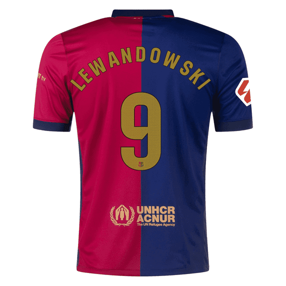 Lewandoski #9 Barcelona Soccer Jersey Home and Away 24/25