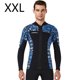 thumbnail image 2 of Vela de buceo 3mm Tops de traje de neopreno Premium neopreno Tits UV Protección de UV Buceo de buceo Scuba de canoa para aeróbicos de agua Snorkeling Blue XXL Speravity OD003290-05, 2 of 7