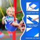 thumbnail image 4 of Columpio AGPTEK Swing para jardín, niños, niñas y adultos, azul, 4 of 9