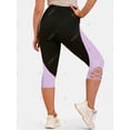 thumbnail image 4 of Leggings Capri de Talla Grande Rosegal Leggings de talla grande, 4 of 5