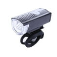 thumbnail image 1 of Headlight USB Rechargeable LED Bike Front Cycling Flashlight with 3 Modes Waterproof - Black, 6.5x2.8x3.5cm, 1 of 8