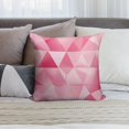 thumbnail image 6 of Red Pink Modern Art Geometric Pillow Covers,Red Pink Modern Art Geometric Throw Pillow Covers 24"×24" ,Living Room Sofa Couch Pillow Covers,Decorative Pillow Covers, 6 of 7