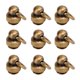 thumbnail image 1 of Remaches De Cuero, Remaches De Latón Para Monedero, Tachuelas De Bola, Material De Cobre, Producción De Bricolaje, 200 Juegos Para Bolso Para Ropa YLSHRF Bronce, 1 of 8