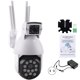 thumbnail image 1 of Cámara de seguridad 1080P WIFI Lente dual Seguimiento automático Ticfox Con visión nocturna a todo color 100-240V, 1 of 14