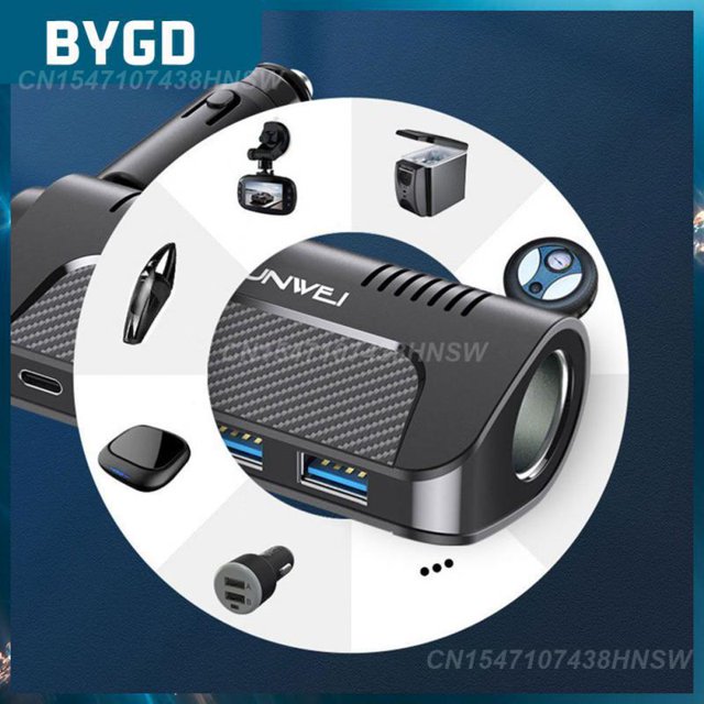 Rotatable Pd Car Charger Type-c Fast Charge Portable Car Charger Universal Car Accessories Car Multi-purpose Charger1PCSRussian Federation He Qiyong unisex