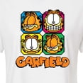 thumbnail image 3 of Garfield - Garfield Pixel Faces - Juniors Cropped Cotton Blend T-Shirt, 3 of 5