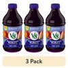 (3 pack) V8 Pomegranate Blueberry 100% Fruit and Vegetable Juice, 46 fl oz Bottle