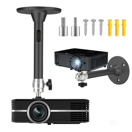 TSV Mini Ceiling Projector Mount - for Projectors DVR Cameras - Angle Adjustable Projection - Length 180mm / 7.0in  Silver / Black price history on PriceWatchPro