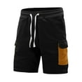 thumbnail image 1 of Xdzjlr Mens Sports Shorts,Summer Work Pocket Retro Soft Running Shorts For Men, 1 of 5