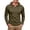 Army Green, variant on Men's Hooded Shirt Long Sleeve for Men's Loose Fit Henley Hoodie Drawstring Hooded Pullover Sweatshirts For Men, Sizes S-2XL