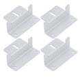 thumbnail image 1 of Solar Panel Z Bracket, Solar Panel Mounting Z Bracket UV Resistant High Frequency Insulation 4Pcs  For RV Boat ANGGREK Aluminum Alloy Solar Panel Z Bracket, 1 of 8