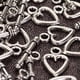thumbnail image 5 of 50X Tibetan Antique Sier Heart Toggle Clasps Great DIY Findings T Bar 24mm Baoblaze Corazón corchetes de la palanca, 5 of 8