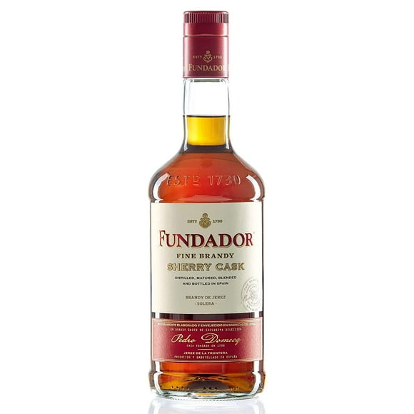 Pack de 4 Brandy Fundador Sherry Cask Triple Madera 700 ml