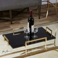 thumbnail image 1 of Uttermost Plateau en Verre Noir Ettore, 1 of 2