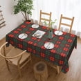 thumbnail image 2 of Rectangle Table Cloth, Walker Clan Plaid Scottish Kilt Tartan Resistant Washable Tablecloth Decorative Table Cover for Dining, Indoor and Outdoor, 2 of 6