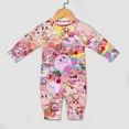 thumbnail image 4 of Kirby Baby Long Sleeve Footless, Infant Playsuit Romper Jumpsuits for Boys Girls, 4 of 8