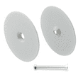thumbnail image 5 of Vault Locks 3-Inch Deadbolt Door Knob Hole Cover, Metal, Painted, Easy Installation, 1 Piece, 5 of 6