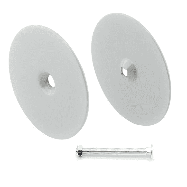 Homoyoyo 67mm Stainless Steel Door Knob Hole Cover Plate – White Privacy Deadbolt Patch For Exterior/Interior Doors Homoyoyo 67mm Stainless Steel Door Knob Hole Cover Plate – White Privacy Deadbolt Patch For Exterior/Interior Doors