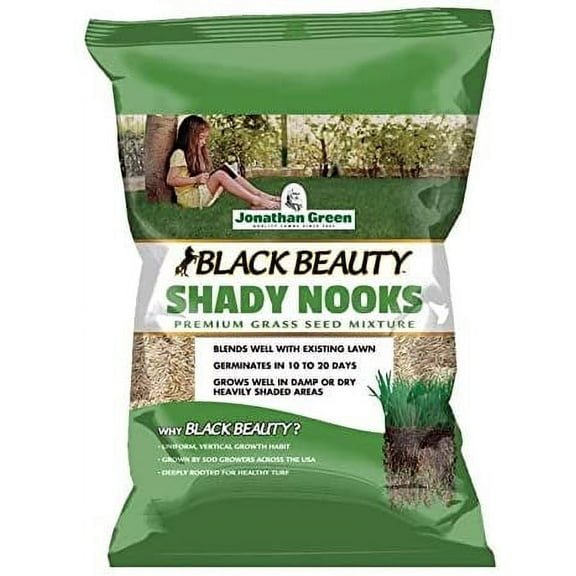 Jonathan Green Black Beauty Shady Nooks Mixed Shade Grass Seed 3 lb. - Case of: 1;