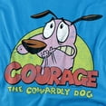 thumbnail image 2 of Trevco Mens Courage The Cowardly Dog Scared T-Shirt, 2 of 7