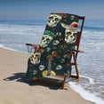 thumbnail image 4 of PHYHOO Skull Guitar Beach Towel, Large Oversized Beach Towel Lightweight Quick Dry Soft Absorbent Bath Towel, Sand Free Towel for Swimming Travel Sports 30x60in, 4 of 8