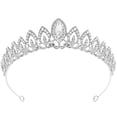 thumbnail image 1 of Bridal Crown Headpiece Rhinestone Crown Party Crown Women Crown Headpiece for Girl, 1 of 8