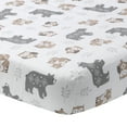 thumbnail image 6 of Lambs & Ivy Woodland Forest Animal Nursery 5-Piece Baby Crib Bedding Set - Gray, 6 of 9