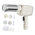 thumbnail image 2 of Máquina eléctrica para hacer pasta, máquina eléctrica para hacer fideos, prensa de pasta portátil de mano Blanco, 2 of 9