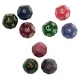 thumbnail image 1 of Gwong Juguete 3 unids / set Astrología de 12 caras Dados Número de acrílico Divinación Divinación Magic Board juego Juguete Gwong 21017729, 1 of 7