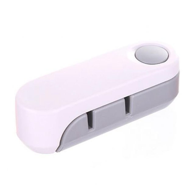 Mini afilador de cuchillos de cocina portátil de 2 etapas utensilio doméstico (gris)