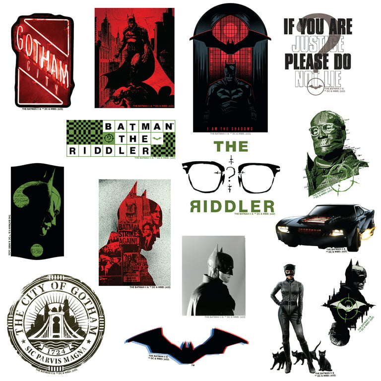 Batman Sticker Pack Die Cut Vinyl Large Deluxe Stickers Variety