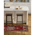 thumbnail image 4 of Unique Loom Utopia Collection Area Rug - Helios (2' x 6' 1" Runner Burgundy/Blue), 4 of 7